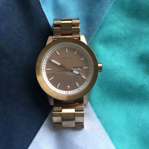 Women's Nixon "Spur" Rosegold Watch - Picture 1 of 2